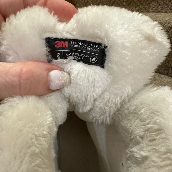 3M Thinsulate White Winter Boots with Fur - Picture 6 of 7